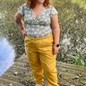  Loose fit Hose Solskin Gr. 32-50 High Waist, A0 thumbnail number 5