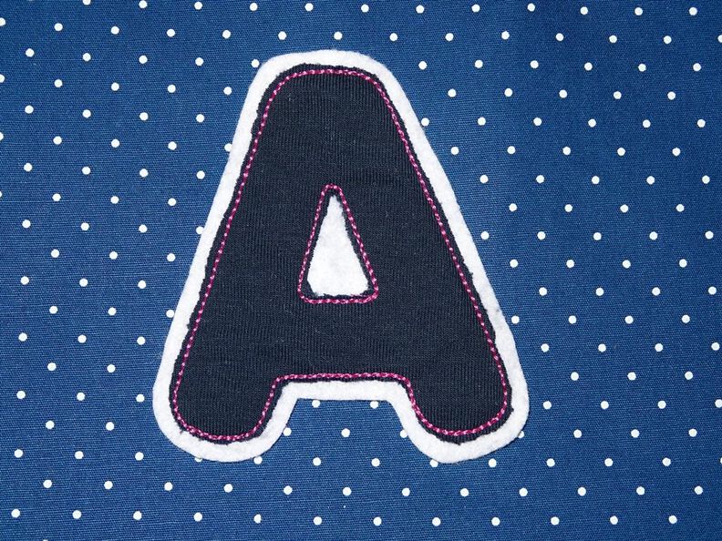 12cm Doodle Buchstaben und Zahlen Stickdatei Alphabet Zahl image number 6