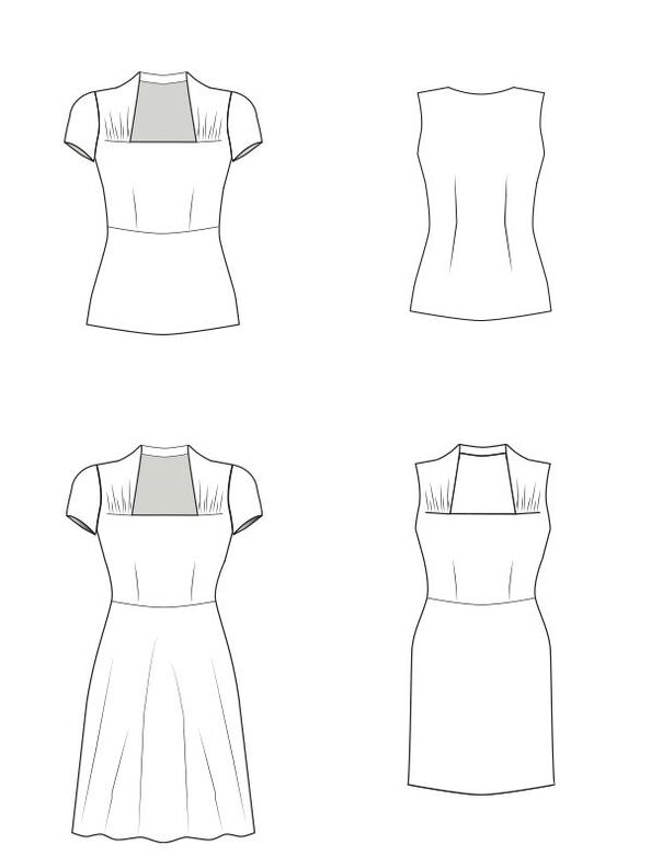 Petite GINETTE- Shirt oder Kleid PDF-A4, A0 und BEAMER image number 2