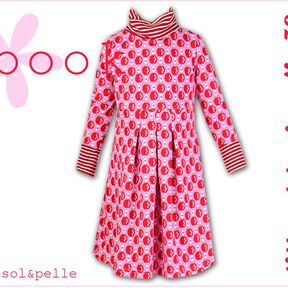 Ebook / Nähanleitung Kleid mit Rollkragen