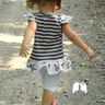 eBook Schnittmuster Shirt Lilli 74 - 140 Volantshirt thumbnail number 4