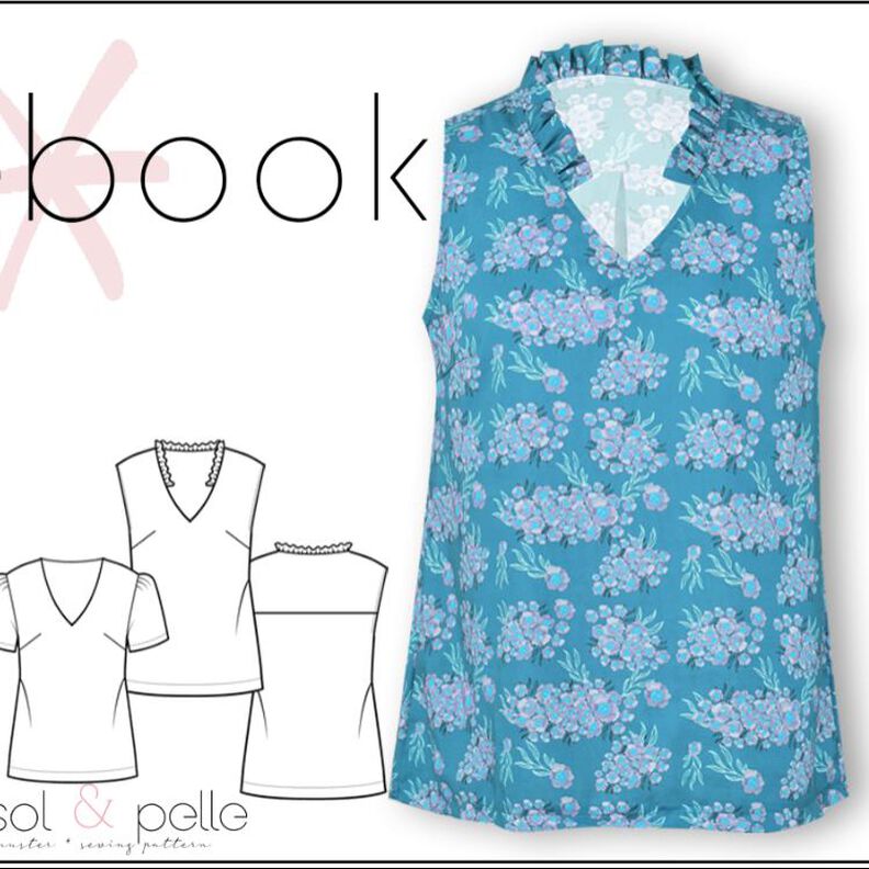 Anleitung Sommerbluse "Lavina" *mit A0-Datei + Video* image number 1