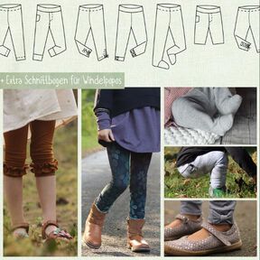 Pfefferminze: Kinderleggings Gr. 44 – 170