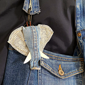 Schlüsselanhänger, Taschenbaumler Elefant