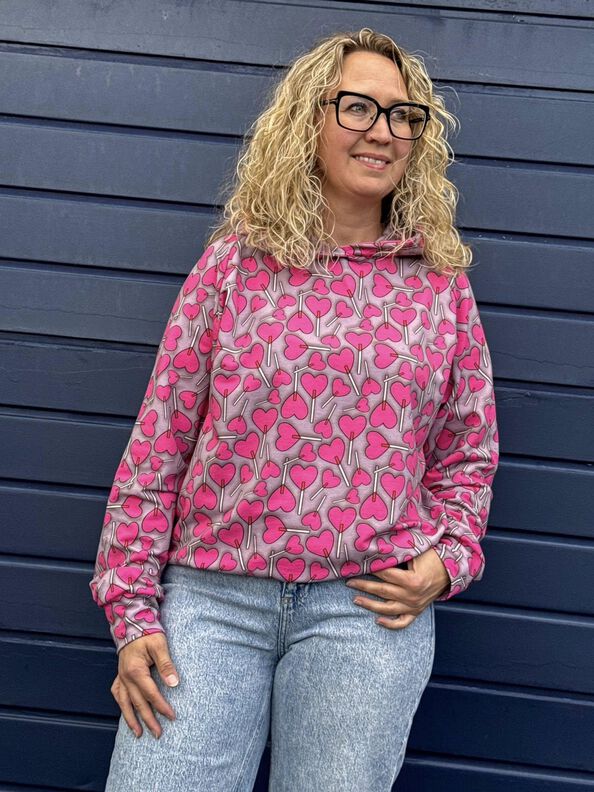 Raglanhoodie GONI Gr. 32-56 Schnittmuster PDF Ebook image number 8