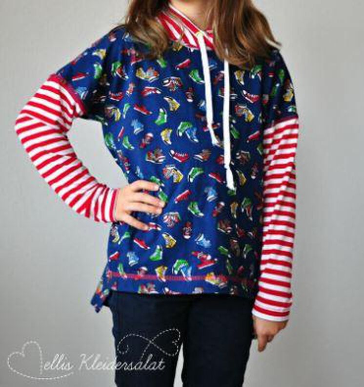 Ebook/Nähanleitung Basic Oversize Shirt Kids Gr. 92-164 image number 2