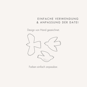 Plotter- und Laserdatei "BIRDS" SVG PNG