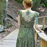 *Ladies Partydress Webware* Stufenkleid Gr. 32 bis 56 Boho thumbnail number 4