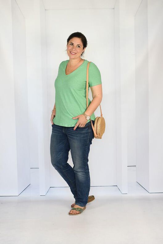 Ebook / Schnittmuster lillesol women No.56 Basic T-Shirt  image number 5