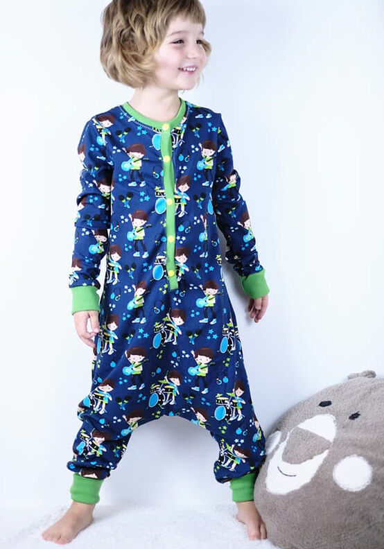 Pyjama, Overall (50-140) SIESTA Kinder Baby Schnittmuster image number 4