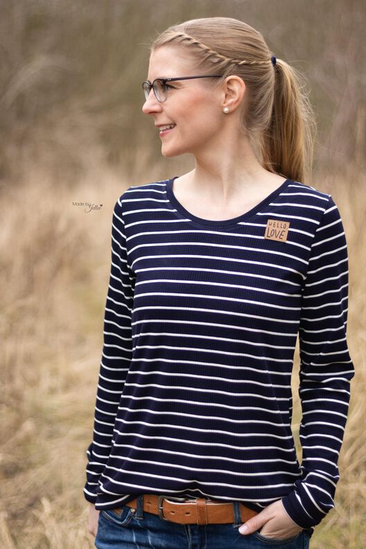 *Ladies Basicshirt* Cropped Shirt Longshirt Bubikragen image number 10