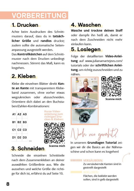 Bomberjacke Schnittmuster Damen Einfache Jacke Cord image number 7