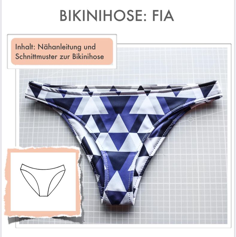 Bikini-Hose #Fia Nähanleitung und Schnittmuster image number 5