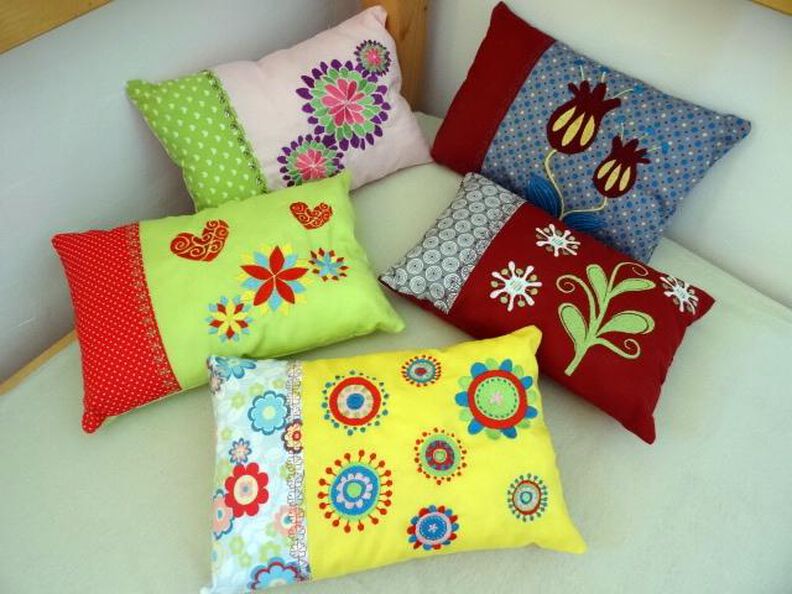 Stickdatei Blumen Kissen Love Flower  image number 2