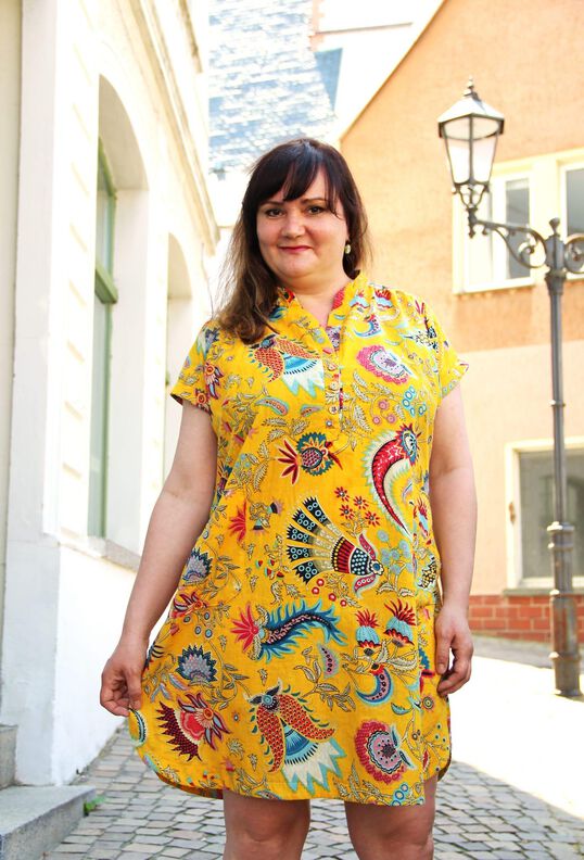 Blusenkleid CURIOLA (34-56) Longbluse Schnittmuster image number 11