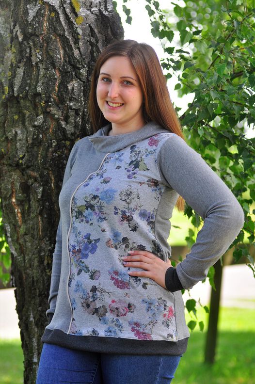 DAMENHOODIE MIT BABYBAUCHVERSION Gr. 32-50 image number 9