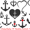 Stickdatei Love Anker mit Herz  thumbnail number 1