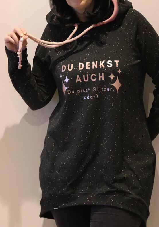 Plotterdatei Du denkst auch Du pisst Glitzer, oder? image number 2
