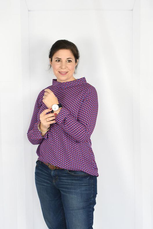 Ebook / Schnittmuster lillesol women No.51 Olivia-Bluse image number 3