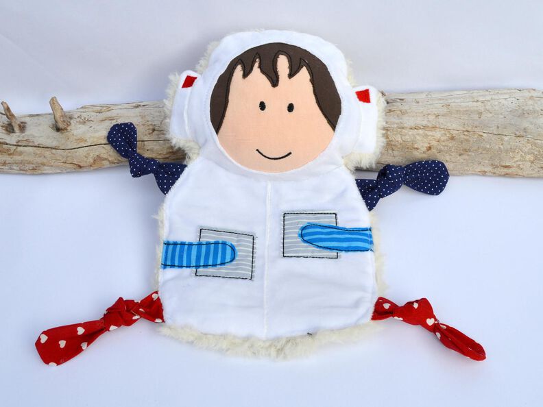 ITH Astronaut Rudi Schmusetuch Stickdatei 18x30cm image number 6