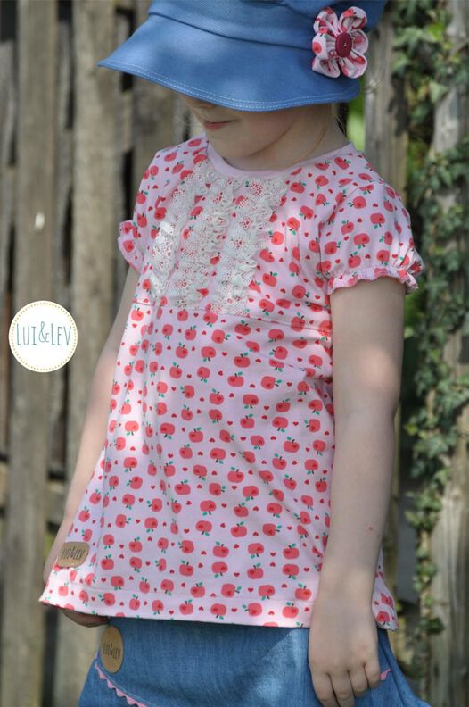 "Frill Top & Tunic" - Gr. 86-164 Shirt/Tunika mit Rüschen oder Biesen image number 1