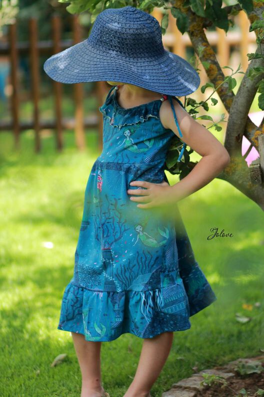 *Girls Ruffle Dress* Kleid GR. 74 BIS 158 Sommerkleid Boho image number 6