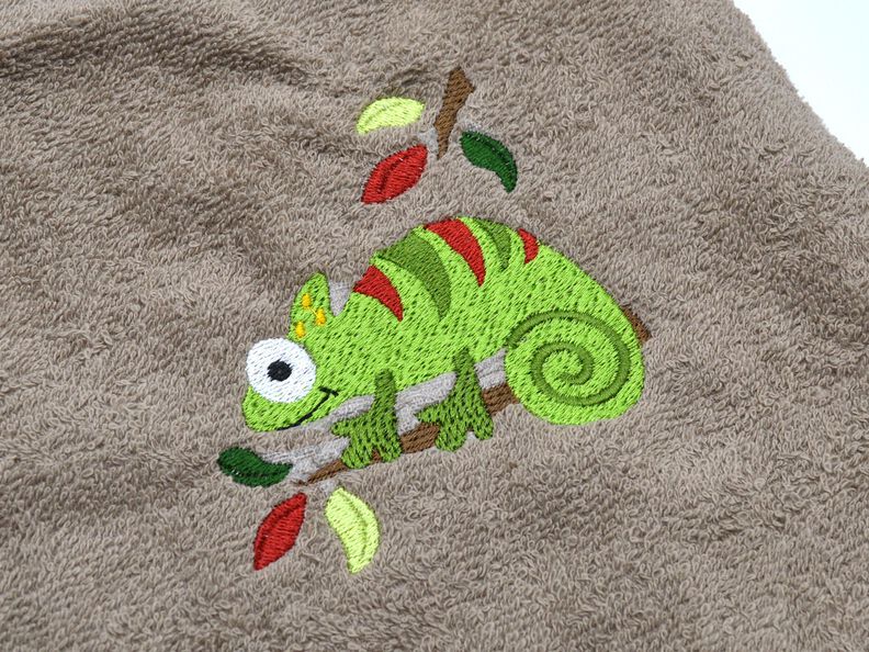 Stickdatei Chamaeleon Vollstick image number 5