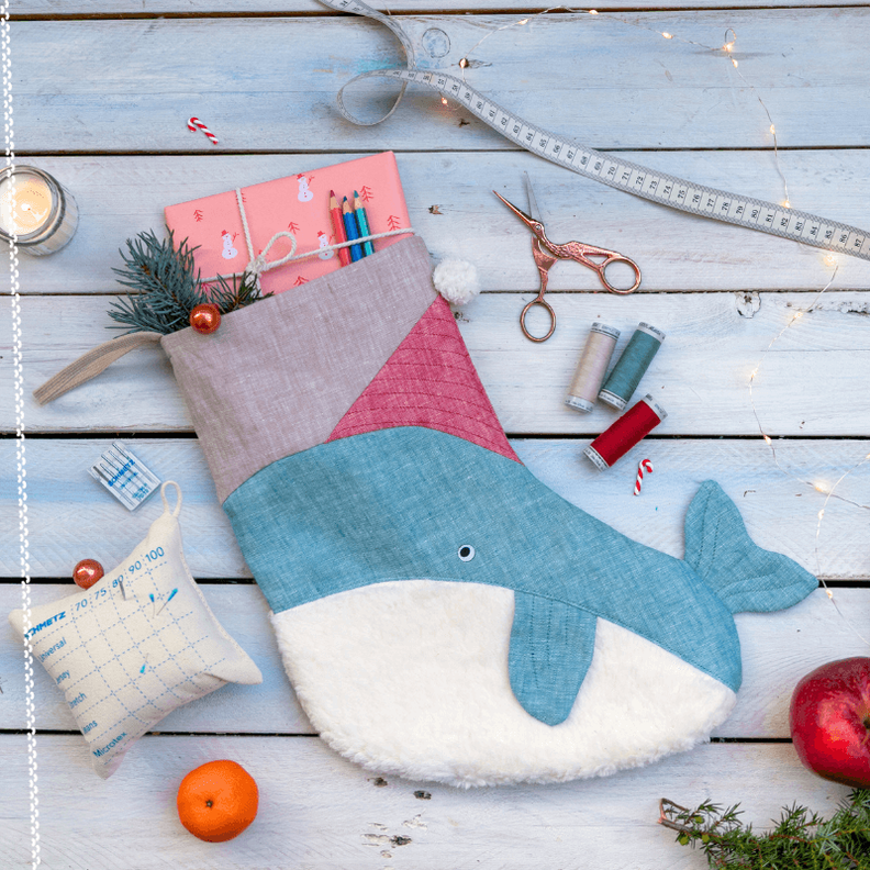 Nikolausstiefel Wal &ndash; Schnittmuster mit N&auml;hanleitung image number 7