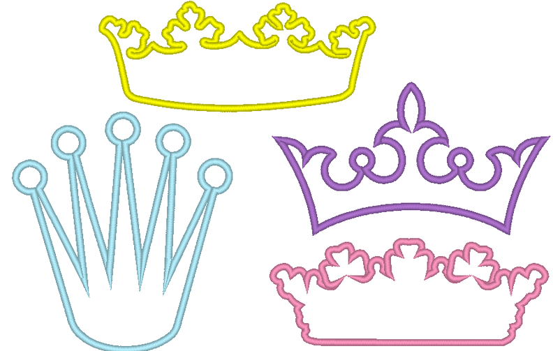 Stickdatei Kronen Krone Prinzessin 1.0 image number 5