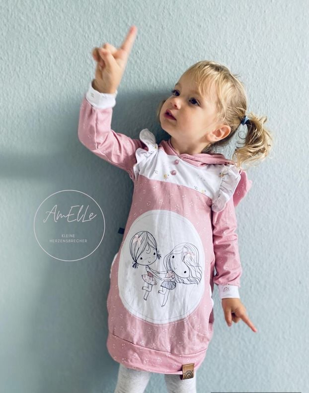 Schnittmuster Sweatkleid Milli inkl. Beamerdatei image number 3