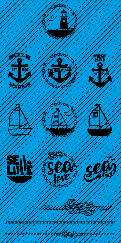 Plotterserie »It's Nautical!« (10er Set) image number 1