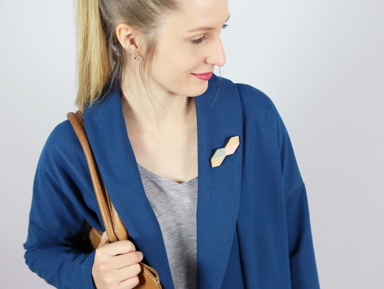 FRAU KATI - Jacke mit Schalkragen & Kellerfalte XS-XL image number 6