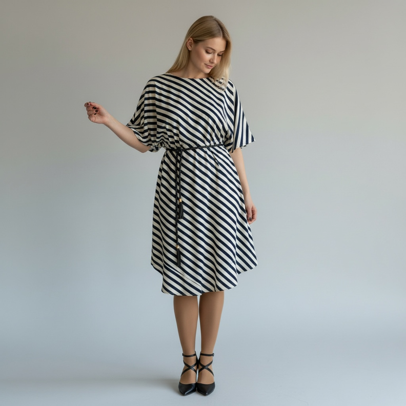 Tunika / Strandkleid, Schnitt mit Ebenen, A4, A0+, Beamer image number 4