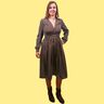 Kurz-& Langärmeliges Kleid mit V-Ausschnitt PERMATA♥Gr.34-56 thumbnail number 4