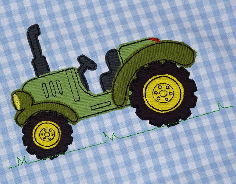 Doodle Traktor Stickdatei image number 5