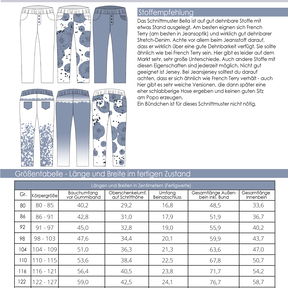 Stretch-Jeans Bella Gr. 80 bis 152 Stretch-Jeans Bella Gr. 80 bis 152