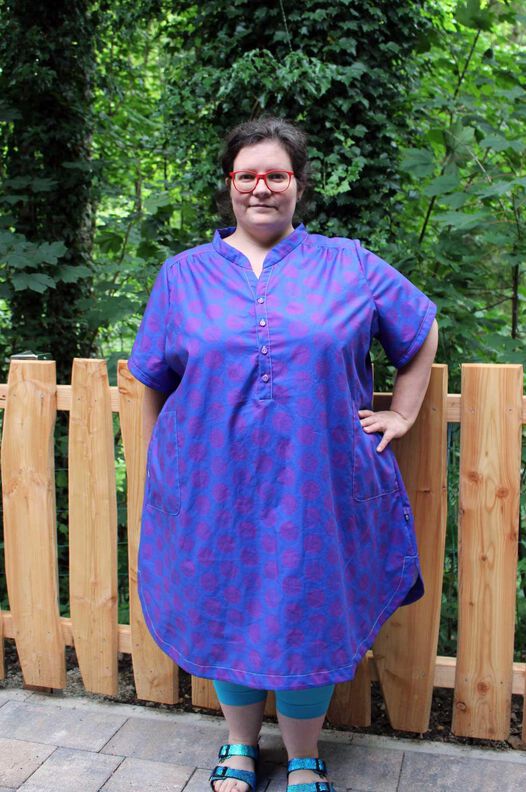 Blusenkleid CURIOLA (34-56) Longbluse Schnittmuster image number 3