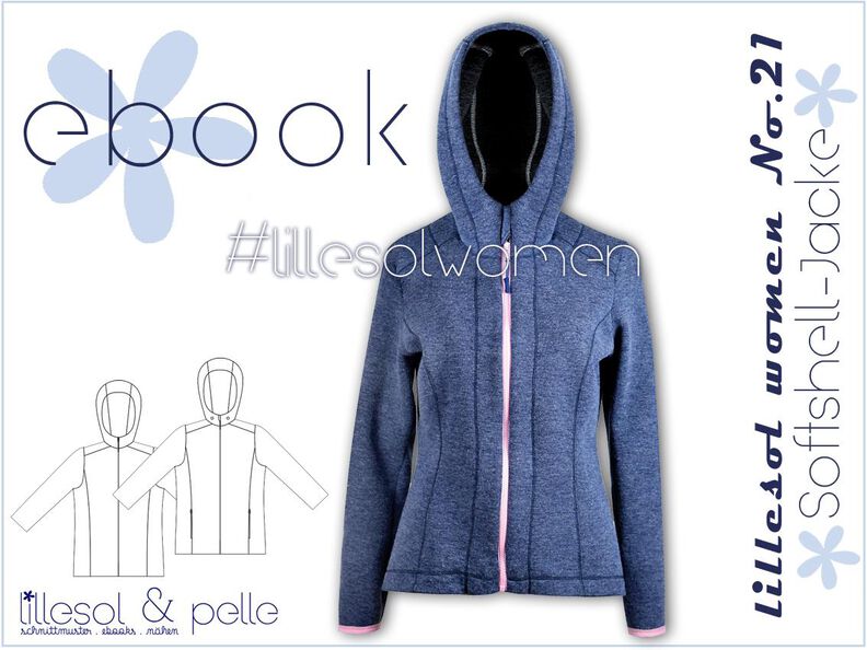 Ebook / Nähanleitung Damen Softshelljacke image number 1