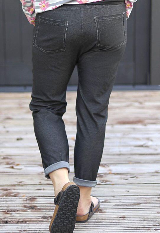 Sweathose (34-56) CALMA Damen Hose Schnittmuster image number 3