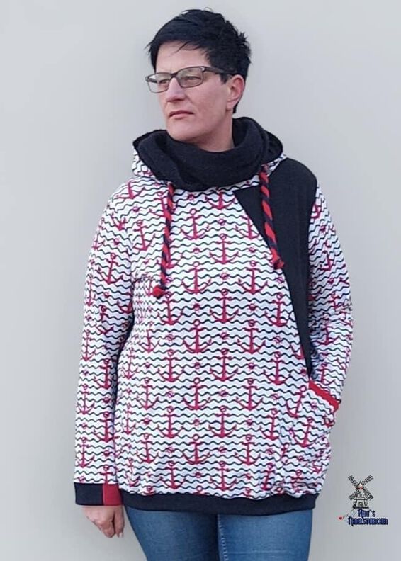 Damen-Hoodie Miss Moonie Gr. 34 - 54 inkl. A0  image number 7