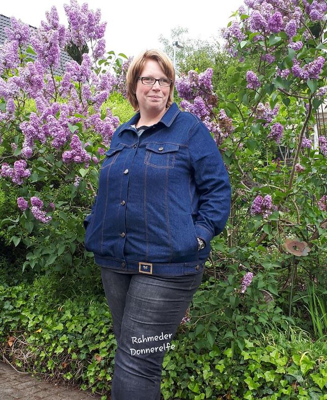 Jeansjacke Frauen Curvy Draufgängerin Gr.46-58 image number 6