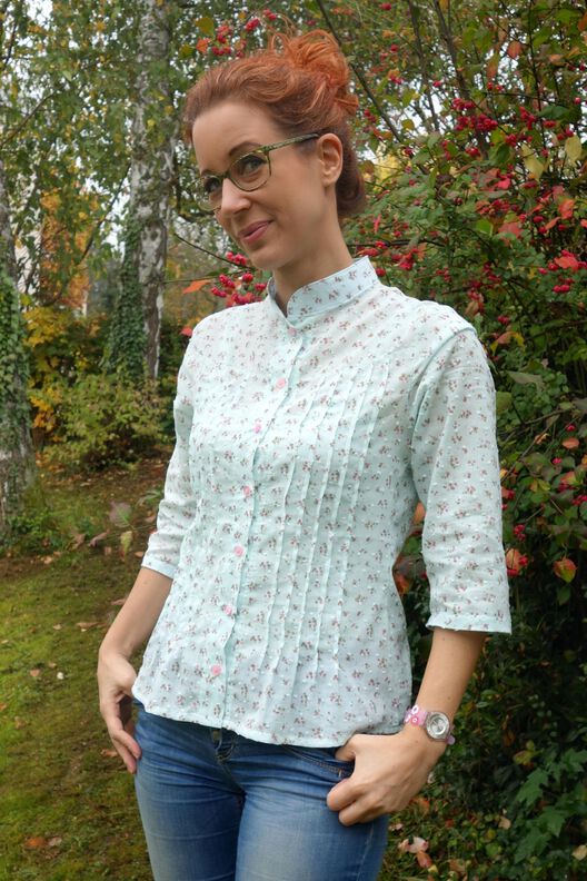 Anna- Schnittmuster und Nähanleitung Damen Bluse 34-50 image number 9
