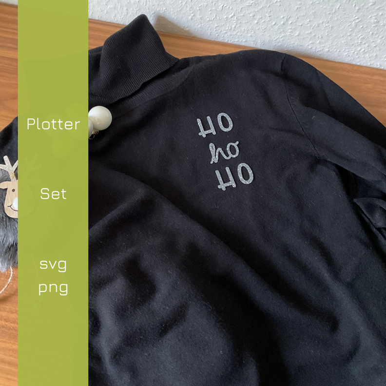 Ho Ho Ho Weihnachten Plotterdatei Set | DIY Hunger image number 5
