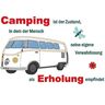 Camping Bus - Camping ist Erholung Stickdatei thumbnail number 1