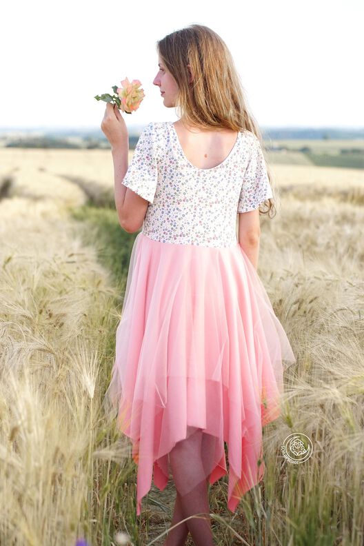 lovely fast dress 74-164 Tüllkleid Drehkleid Sommerkleid image number 6