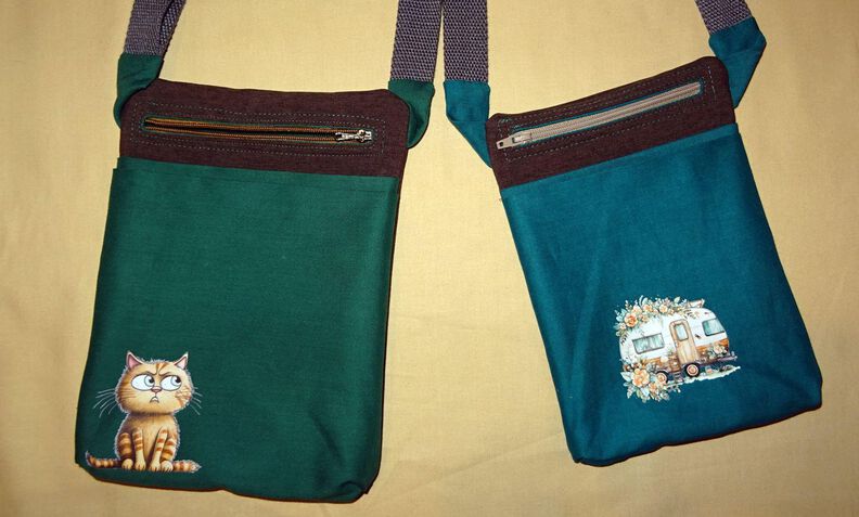 Bauchtasche Gürteltasche in 2 Größen nähen image number 3