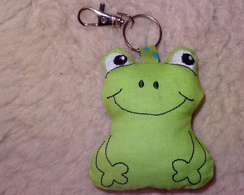 Frosch ITH 6cm bis 13cm Stickdatei image number 6