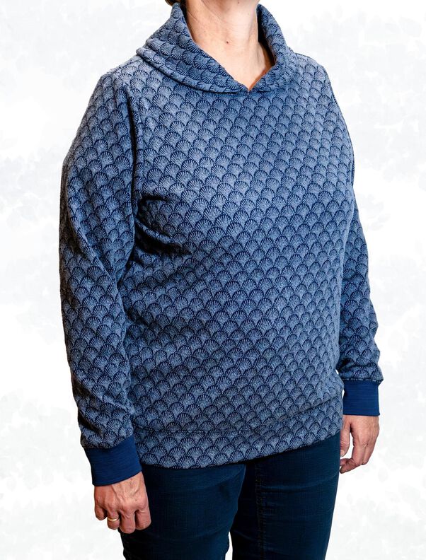 Jenna – Bequemer Damen Hoodie/Pullover BU 80-116, A4+A0 image number 7