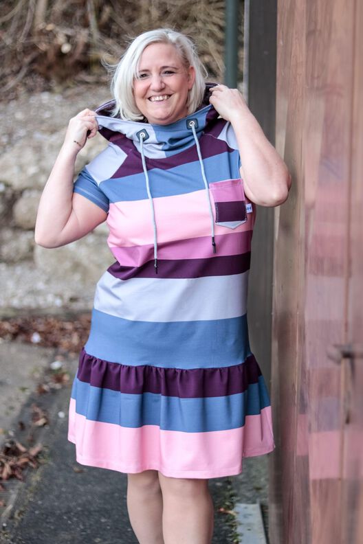 *Ladies Raglan Dress* Raglankleid Hoodiekleid  image number 8