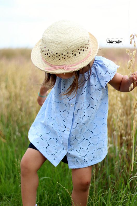 Sommer Bluse - Gr. 68 - 164 Nähanleitung und Schnittmuster image number 8